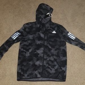 adidas reflective running jacket